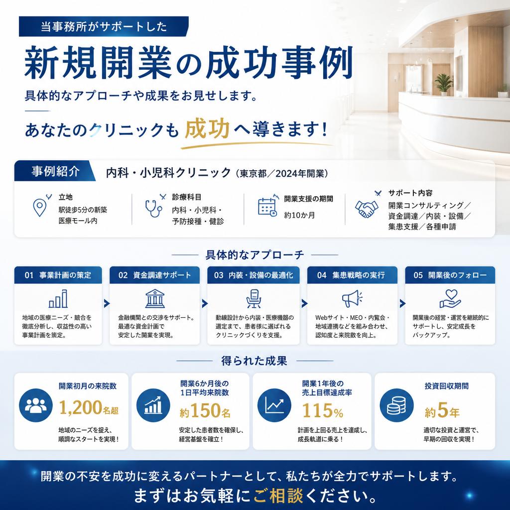 新規開業の成功事例紹介